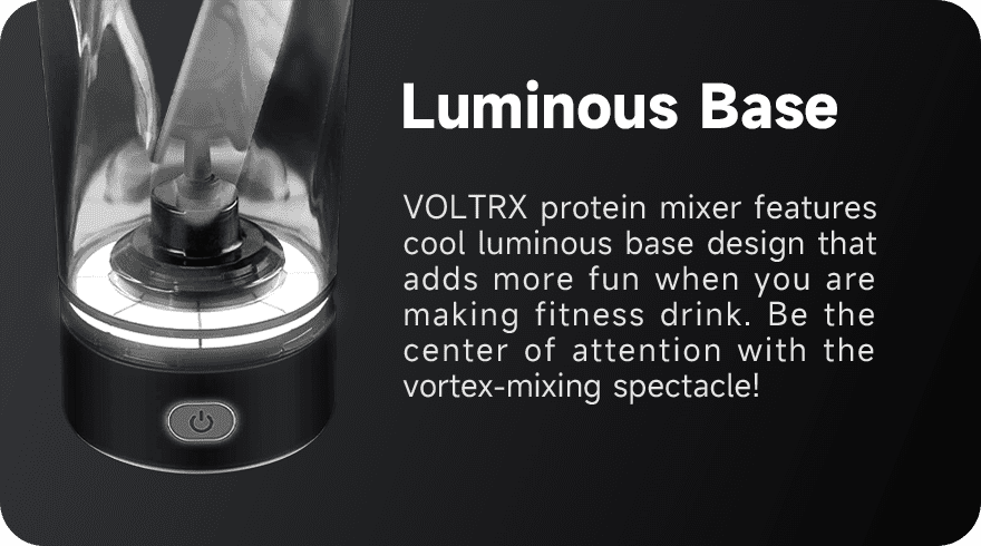 Voltrx Vortex Electric Protein Shaker Bottle (Blue) - Voltrx®